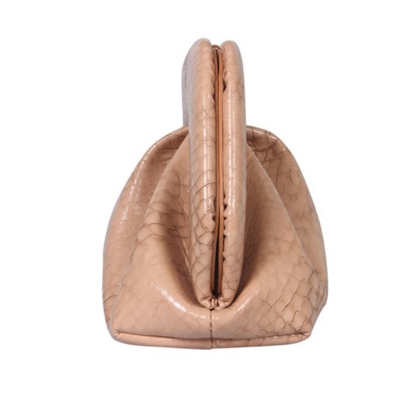 Themoire Strapped Mini Gia Snakeskin Clutch Bag - Picture 2 of 12